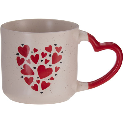 TAZZA IN CERAMICA CON MANICO A CUORE