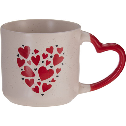 TAZZA IN CERAMICA CON MANICO A CUORE