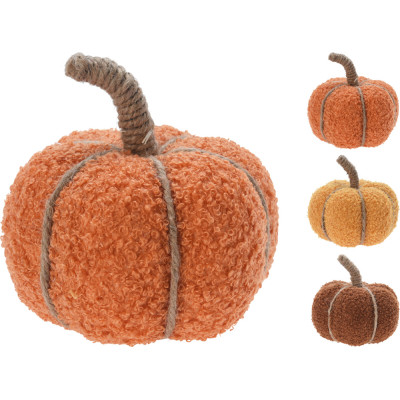 ZUCCA DECORATIVAIN TESSUTO 13CM