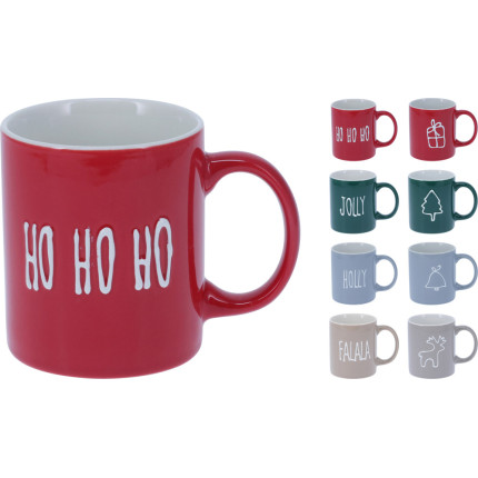 TAZZA IN PORCELLANA CON SCRITTA E SIMBOLO