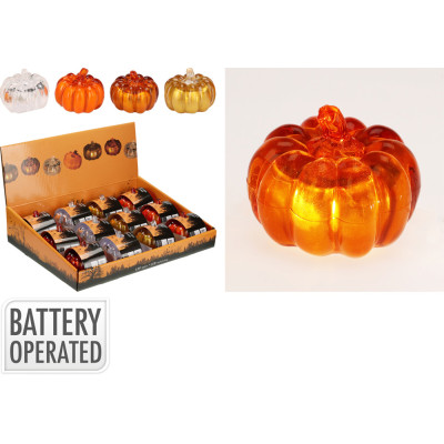 ZUCCA LUMINOSA LED A BATTERIA 8,5CM