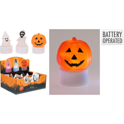 TEALIGHT LED HALLOWEEN A BATTERIA