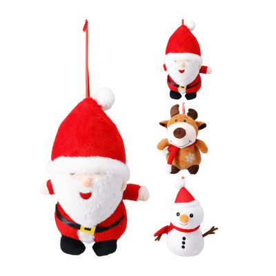 PERSONAGGIO NATALIZIO PELUCHE PENDENTE 22CM