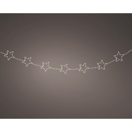 GHIRLANDA LUMINOSA CON STELLE 215 CM 150 LED