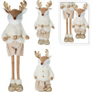 CERVO PELUCHE CON GAMBE ALLUNGABILI 63CM