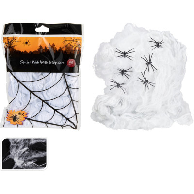 RAGNATELA CON 6 RAGNI HALLOWEEN