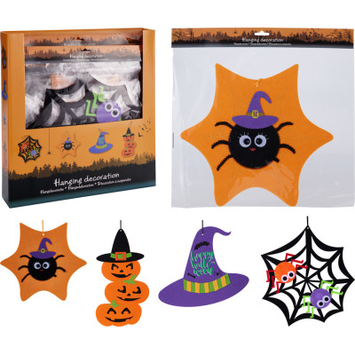 DECORAZIONE PENDENTE HALLOWEEN IN TNT