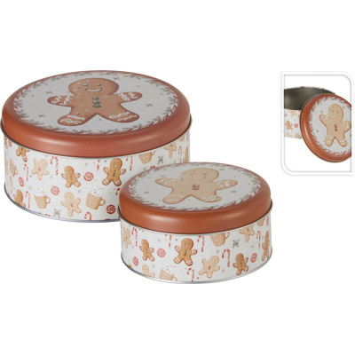 SCATOLA IN LATTA PAN DI ZENZERO PER DOLCI