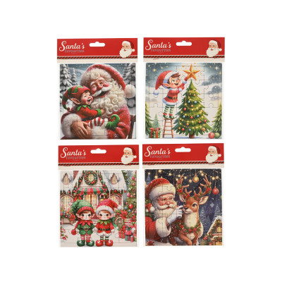 PUZZLE NATALIZIO IN CARTONCINO 15CM