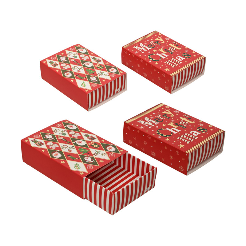SCATOLA REGALO NATALIZIA IN CARTONCINO FSC (2 PEZZI)