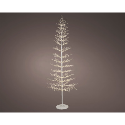 ALBERO NATALIZIO LUMINOSO BIANCO FLASH 270 CM 2048 MICRO LED