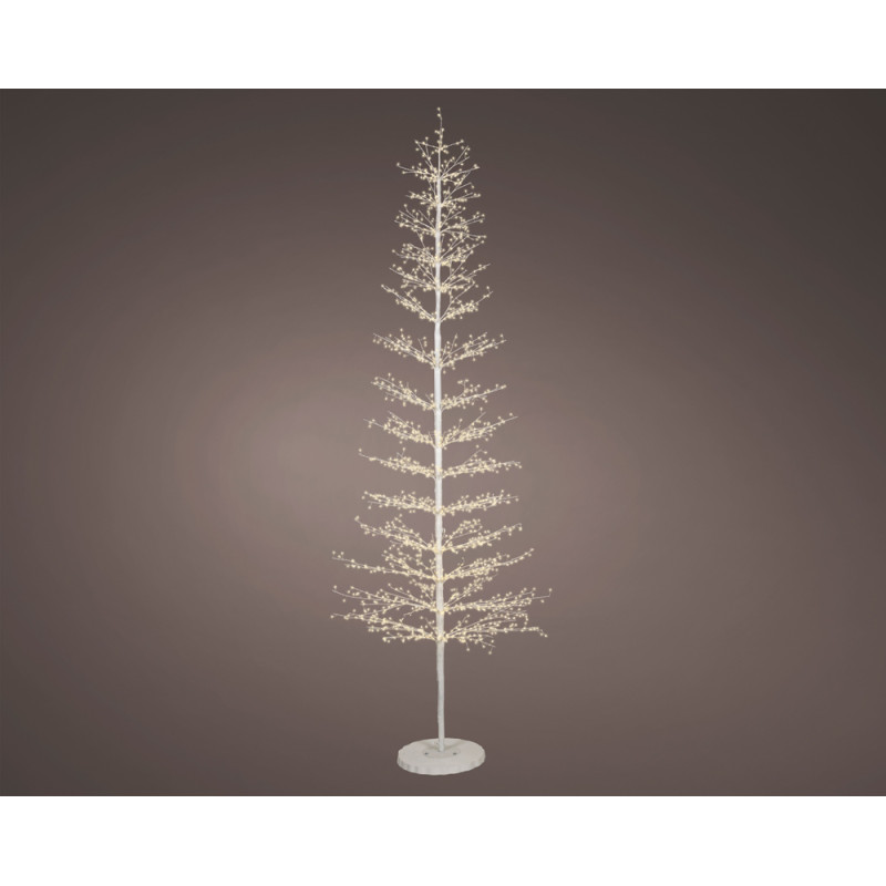 ALBERO NATALIZIO LUMINOSO BIANCO FLASH 270 CM 2048 MICRO LED