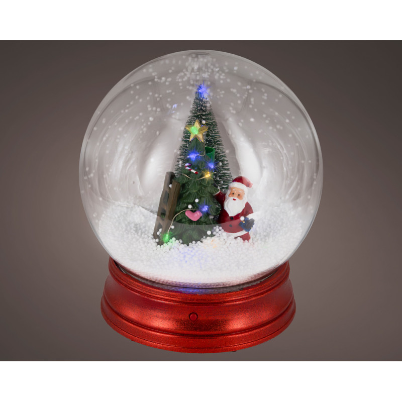 SFERA LUMINOSA CON EFFETTO NEVICATA 23 CM