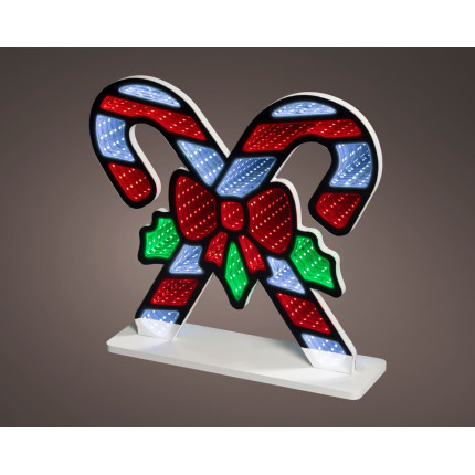 CANDY CANE NATALIZIO INFINITY LIGHTS 35 CM
