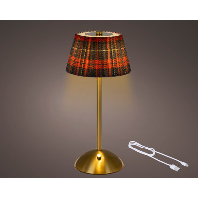 LAMPADA LED SCOZZESE RICARICABILE 30 CM