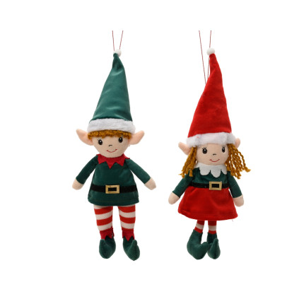 ELFO BOY GIRL PENDENTE 24CM