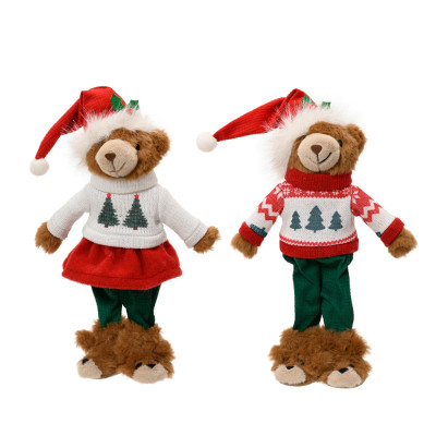ORSO IN PIEDI CON CAPPELLO 30CM