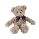 ORSETTO PELUCHE CON FIOCCO SCOZZESE MARRONE