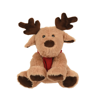 RENNA PELUCHE CON SCIARPA 17CM