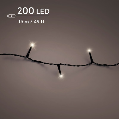 LUCI NATALIZIA  RICARICABILI  CON USB 15 MT 200 LED