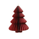 ALBERO PLISSE' IN CARTA CON GLITTER 20CM