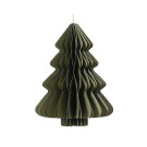 ALBERO PLISSE' IN CARTA CON GLITTER 20CM