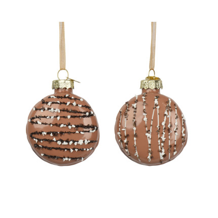 CUPCAKE PENDENTE IN VETRO 6,5CM