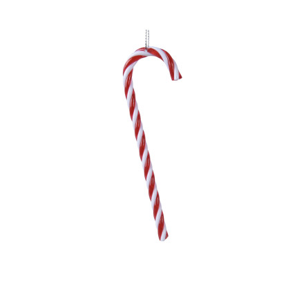 CANDY CANE PENDENTE ROSSO E BIANCO 12,2CM (4 PEZZI)