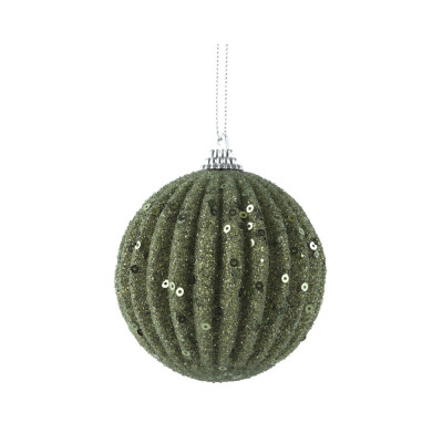 SFERA PLISSETTATA CON PAILETTES 8CM