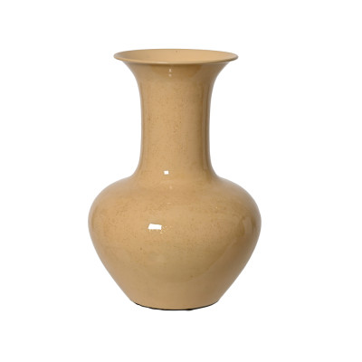 VASO SMALTATO CREMA CON GLITTER 56CM