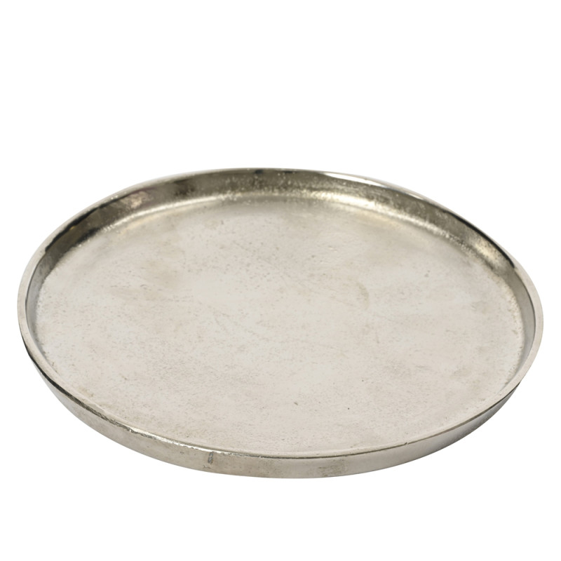 Piatto Argentato in Alluminio