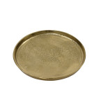 Piatto Dorato in Alluminio