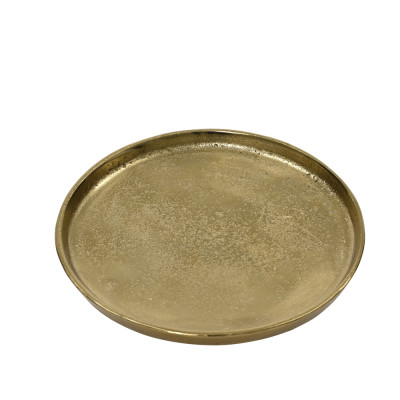 Piatto Dorato in Alluminio