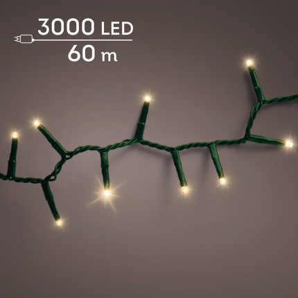 Luci natalizie LED compact 6000 cm da Esterno | Incartare