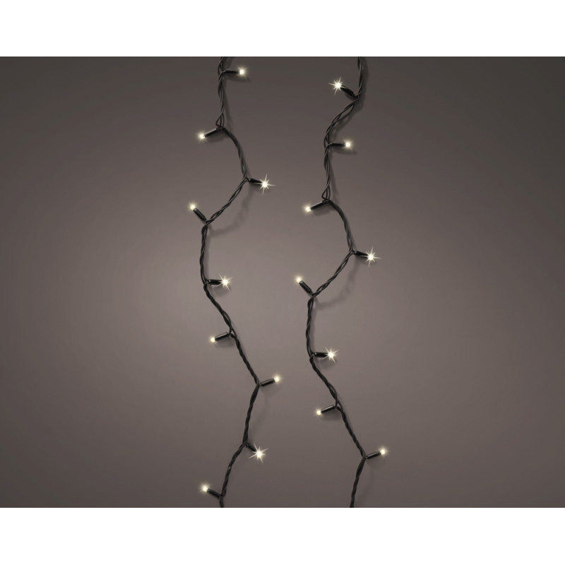 Filo LED allungabile 950 cm a luce fissa bianca calda | Incartare