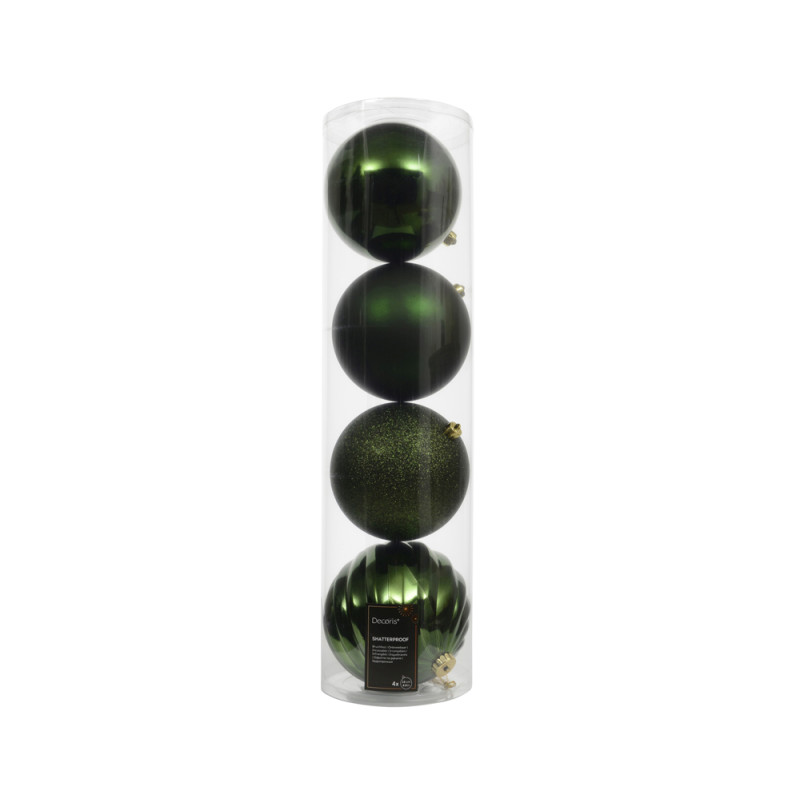 Sfere infrangibili assortite 14cm (4 pezzi)