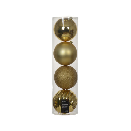 Sfere infrangibili assortite 14cm (4 pezzi)