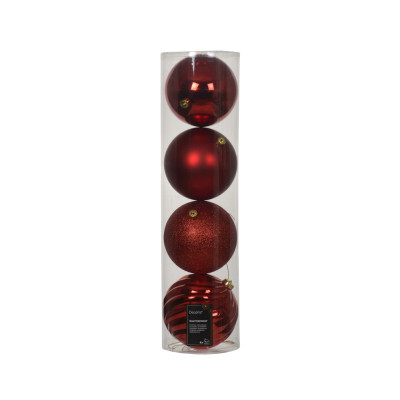Sfere infrangibili assortite 14cm (4 pezzi)