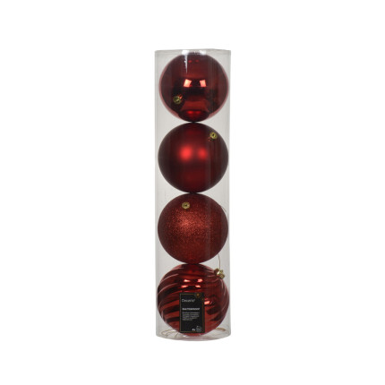 Sfere infrangibili assortite 14cm (4 pezzi)
