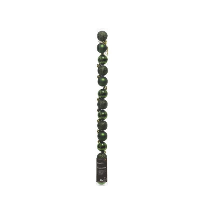 Palline per albero di natale 3cm (14 pezzi)