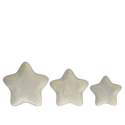 PIATTINO STELLA IN METALLO ANTICATO ARGENTO 2