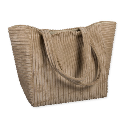 BORSA IN VELLUTO A COSTE CON CHIUSURA MAGNETICA 52X33CM