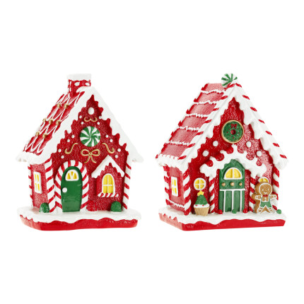 CASETTA PAN DI ZENZERO DECORATIVA ASSORTITA H 16CM