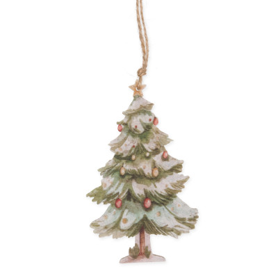 PENDENTE ALBERO DI NATALE IN FELTRO 13,5CM