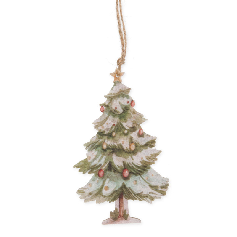 Pendente Albero Di Natale In Feltro 13,5cm