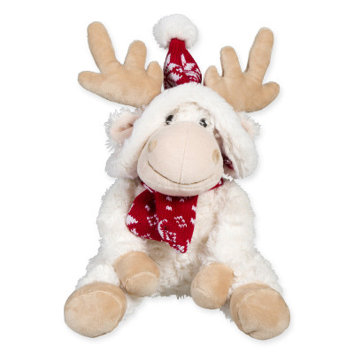 ALCE PELUCHE CON CAPPELLO 20X25CM