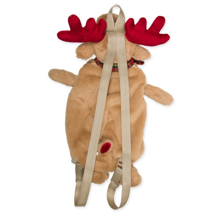 ZAINO ALCE PELUCHE 16X55CM