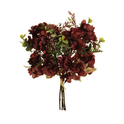 RAMO CON 4 ORTENSIE 37CM