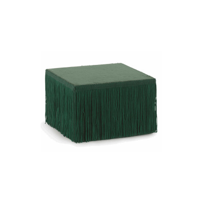 Alzata In Velluto Verde Con Frange 2