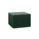 Alzata In Velluto Verde Con Frange